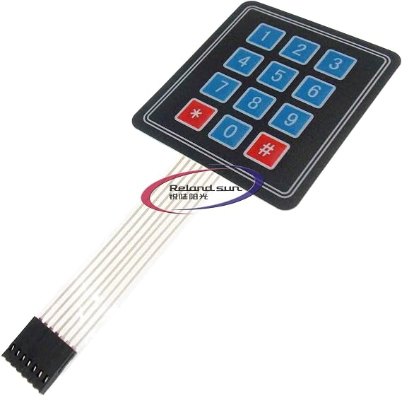 4x3 Matrix Array 12 Key Membrane Switch Keypad Keyboard 3 * 4 Control Panel Microprocessor Keyboard Controller for Arduino AVR