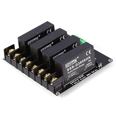 Oumefar 4 Channels Solid State Relay Module High Voltage Level Trigger High Safety Solid State Relay Switch Controller Mini 380V 8A SSR Stable for Industrial Controls