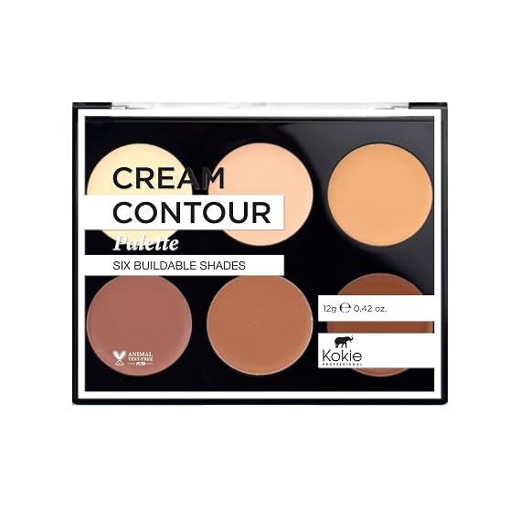 Kokie Cosmetics Cream Contour Kit, Light/Medium, 0.42 Ounce