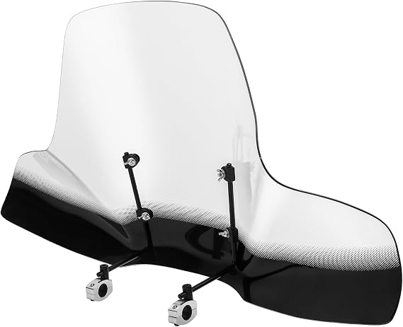 TCMT Motorcycle Large Windshields Clear Windscreen 7/8" 1" Handlebars Mounts Fit For Polaris Arctic Cat Honda Yamaha Can-Am Kawasaki ATVs