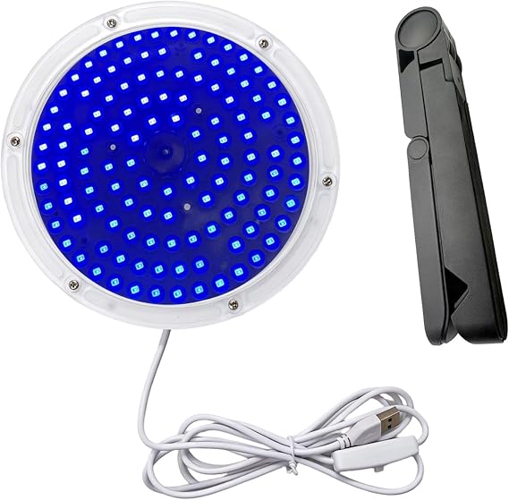 LED Tanning Lamp 120 LEDs USB Powered ABS Light Panel with Stand for Indoor Beauty and Body Care Sessions Blue Light Panel Beauty Lamp Indoor Body Care USB Powered