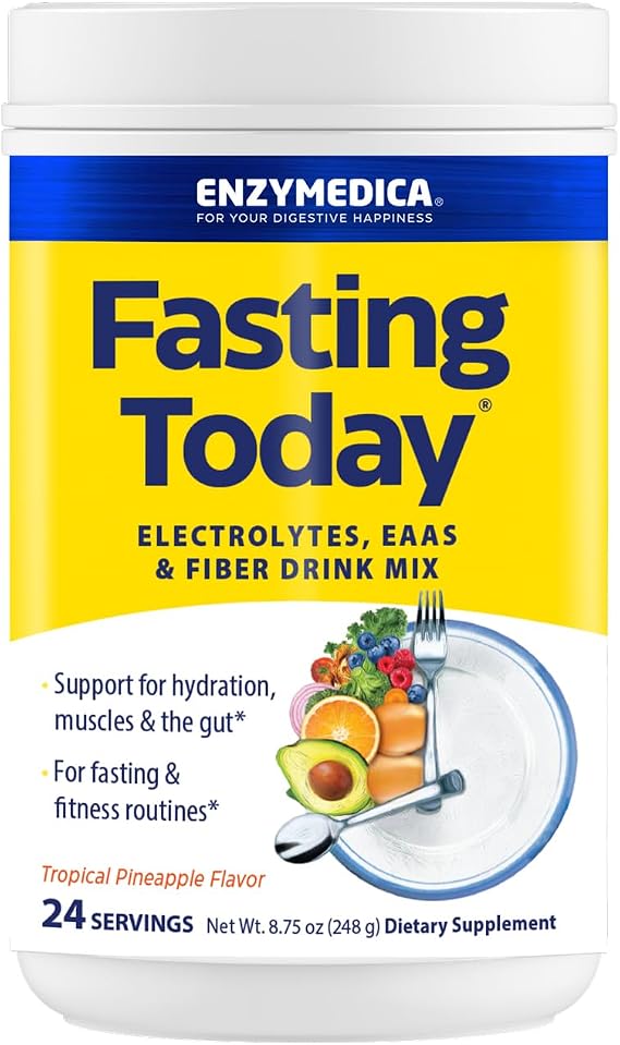 Enzymedica Fasting Today Drink Mix, Tropical Pineapple Flavor - 8.75 oz