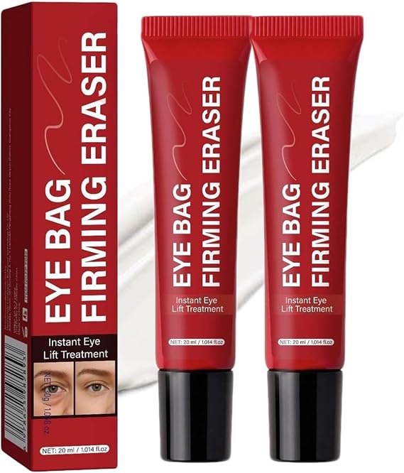 Eye Bag Instant Eraser, Anti-Aging Cream, EyeBags Remover Women, eye Bag Firming Eraser, Reduces Wrinkles & Puffiness, Soothing Moisture & Refresh for Eye Area,Suitable for All Skin Types (2PCS, 20g)