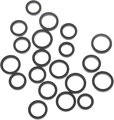 20PCS Mixed Idle Tire Wheel Belt Ldler Rubber for Cassette Deck Recorder Tape Stereo- Player 9-13mm Hole Idle Wheel Belt Rubber Rings for Cassette Deck Idler Pulley for SHARP700