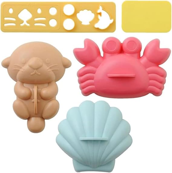 5 Pcs/lot Sushi Maker Cartoon Rice Shape Mold DIY Cute Japanese Gadgets Sushi Tools Bento Decoration Accessories