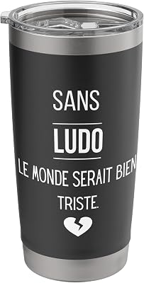 Without Ludo, the world would be very sad. Stainless Steel Insulated Tumbler