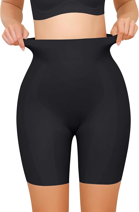 LEVAO Slip Shorts for Under Dresses, High Waist Shapewear Shorts, S-3XL