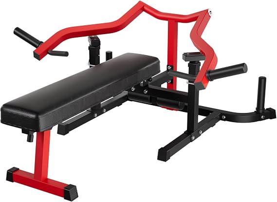 Chest Press Machine with Independent Converging Arms, 1250 Lbs Bench Press Machine for Home Gym, Adjustable Flat Incline Bench for Chest, AB Workouts, Shoulder, Workout Equipment