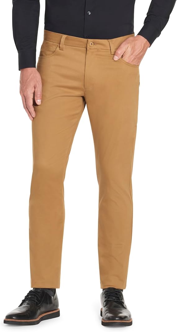 Van Heusen Mens Slim Fit Flex Super Soft Tech PantBusiness Casual Pants