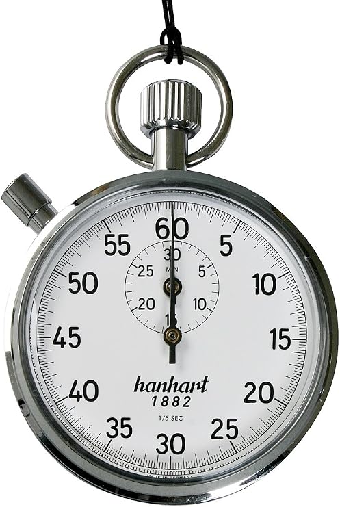 HANHART 122-05S Analog Stopwatch STS 1/5 Scale