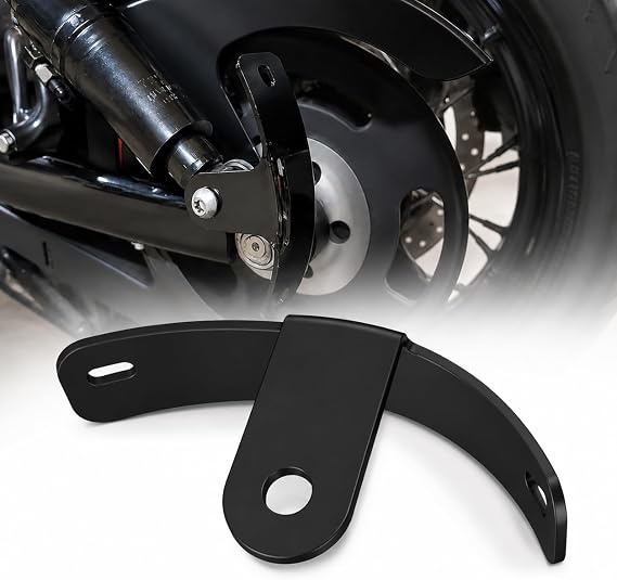 Moker Curved Rear License Plate Mount Bracket for Harley Davidson