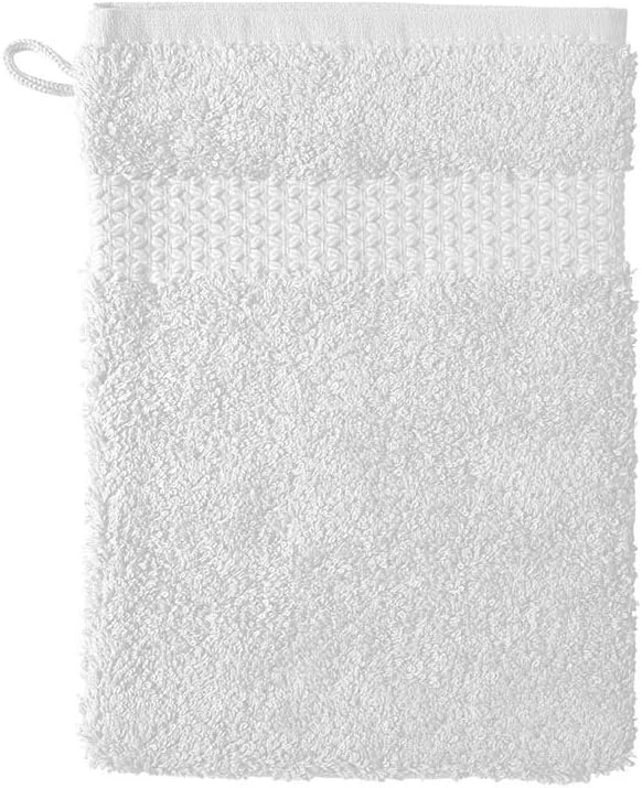 Yves Delorme Etoile Nacre (Ivory) Mitt - Extra Plush and Soft Luxury Bath Linens - 100% Natural and Organic - High Absorbency Turkish Towel