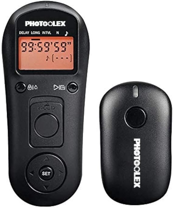 PHOTOOLEX Wireless Intervalometer Timer Remote Control Shutter Release for Sony A6000 A6100 A6300 A6400 A6500 A6600 A1 A7II A7III A7S A7SII A9 RX100 VII VI VA and More