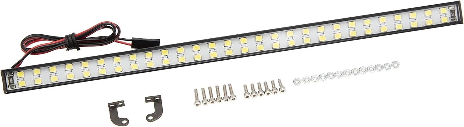 DKKY LED Roof Light Bar for Axial SCX6 16 RC Crawler Upgrades Parts, 56 Beads