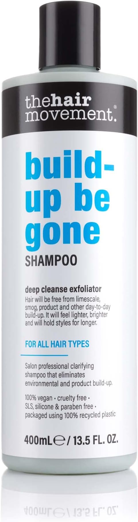 The Hair Movement | Build-Up Be Gone Shampoo | Clarifying Shampoo | Silicone Free | Paraben Free | Salon Professional De-tox and Hair Clarifier for All Hair Types