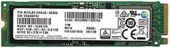 Samsung PM981 Polaris 512GB M.2 NGFF PCIe Gen3 x4, NVME Solid State Drive SSD, OEM (2280) MZVLB512HAJQ-00000