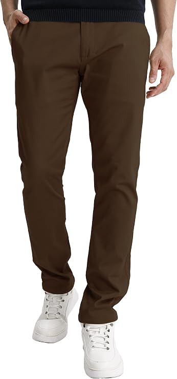 Match Men's Regular Fit Comfort Stretch Casual Chino Pants