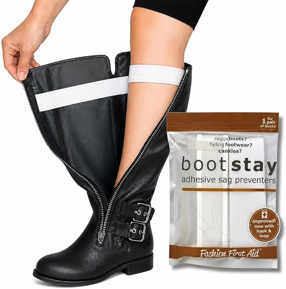 Boot Stay Hook/Loop No Sag Prevents Falling Down, Keep Tall Boots Up