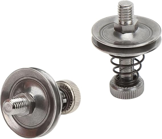 2PCS Stainless Steel Thread Lbec Sewing Tensioner, Thread Tension Assembly Attachments Machine Regulator Sew Spring Parts Thread Regulator Replacement Kit for Sewing Machines 3.5x1cm/1.4x0.4in