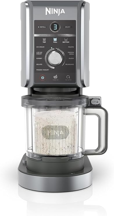 Ninja CREAMi Deluxe 10-in-1 Dondurma ve Frozen Makinesi NC502EU