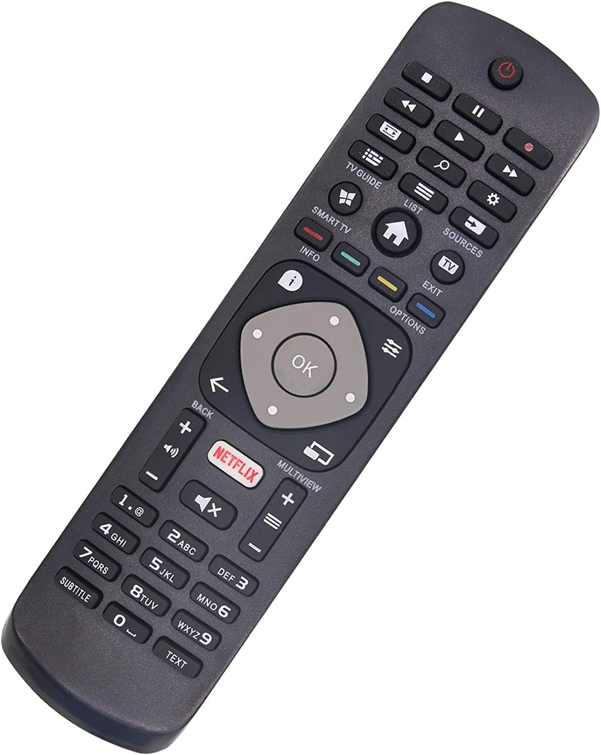 Philips Evrensel LCD LED 3D HD Akıllı TV için Philips TV Yedek Uzaktan Kumandası, Netflix ile - Kurulum Gerekmez