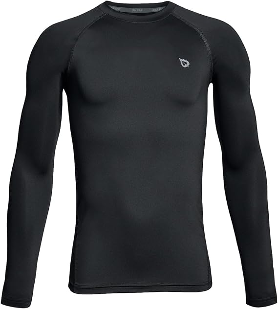 baleaf Boys Compression Shirt Long Sleeve Youth Undershirts Kids Base Layer