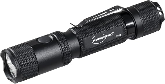 PowerTac M5 Gen3-2,030 Lumen EDC High Power Flashlight - Black