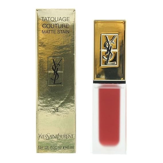 Yves Saint Laurent Ysl Tatouage Couture Matte Stain Liquid Lipstick 31 Let's Play A Game 0.2 oz