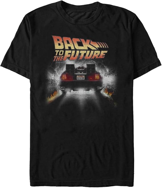 Back to The Future Men's Vintage Peelout
