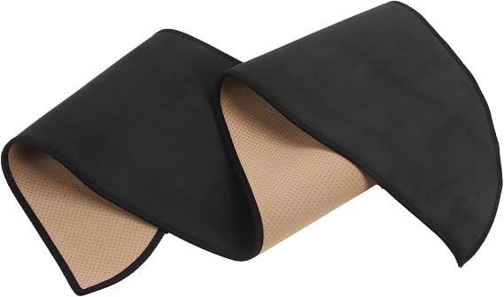 Flannel Dashboard Cover Mat Pad for /, Sun Protection & Insulation, Easy Install, Car Interior Upgrade (Black)