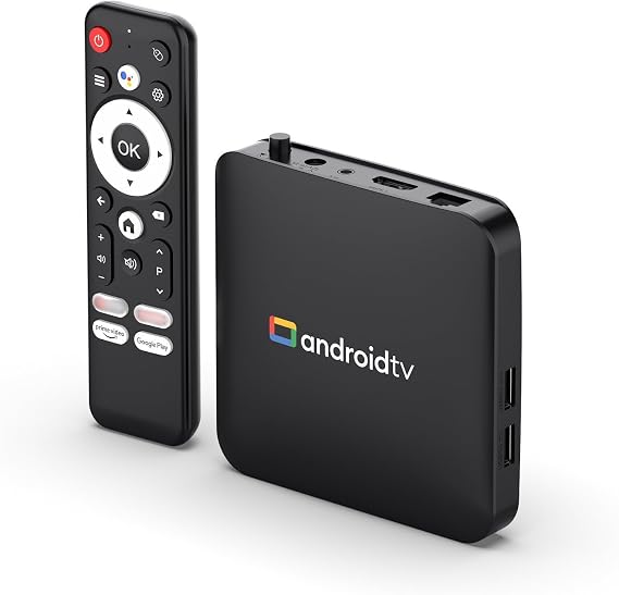 4K H96 Max Android 14.0 TV stick streaming Box 64bit 8 GB 128 GB Amlogic S905L3 100M Ethernet WiFi6 Dual-WiFi 2.4G/5G 4K BT5.x USB Box for Android TV for Voice Remote fire amazon