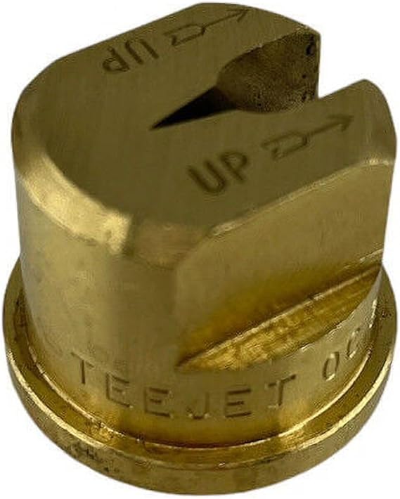 TeeJet OC-40 Off-Center Flat Spray Tip, Larger Capacities, Brass