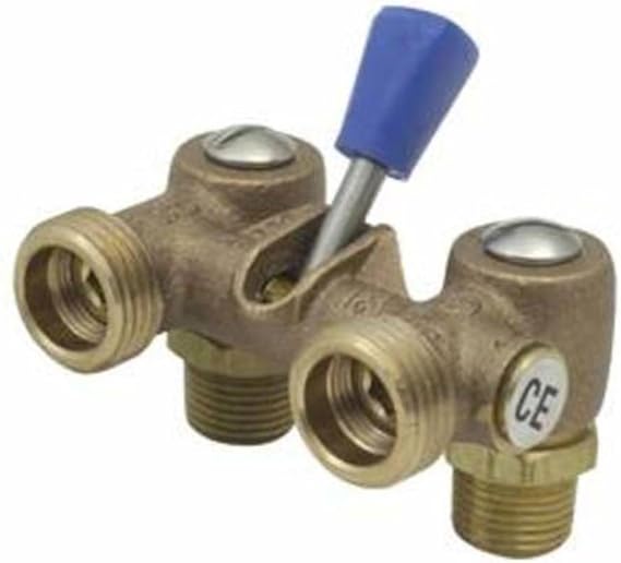 Cash Acme 16962-0000 Single Lever Shutoff Valve, 1/2-Inch, Bronze