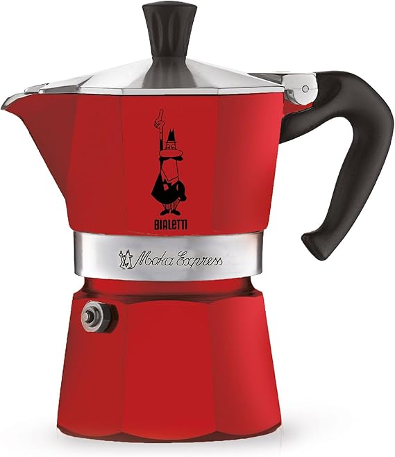 Bialetti 4941 Moka Express Espresso Maker, Red