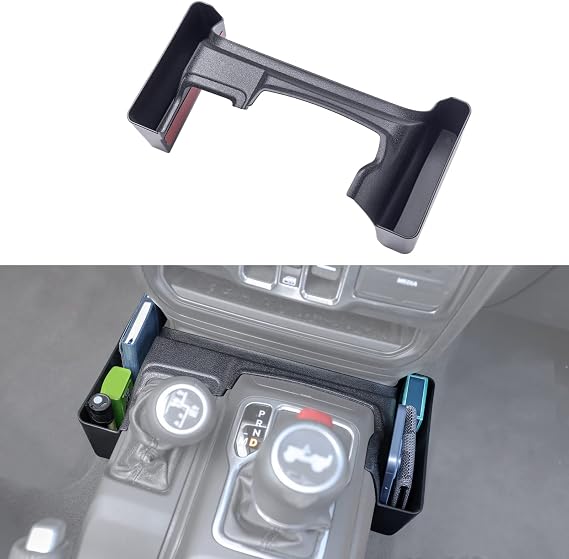 Gear Shift Organizer Compatible with 2018-2026 Jeep Wrangler and Gladiator