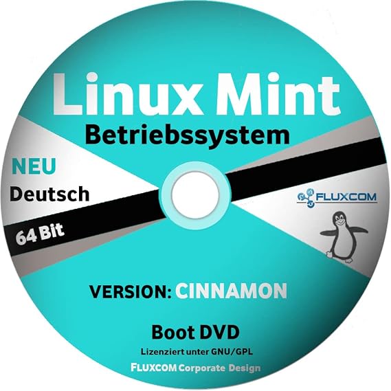 Linux Mint 22.3 Cinnamon DVD 64 Bit komplettes Betriebssystem