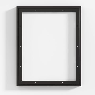 Canvas Frame 16x20 Frame for Canvas Painting Floating for 1 Deep, Floater for Canvas Artist Panel Oil Painting Wall Art Decor, Vertical or Horizontal Picture Wall Decor, Black