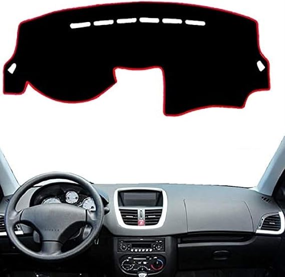 Car Dashboard Mat Light-Proof Mat for Peugeot 206+ 207 SW RC 2006-2014 auto Parts