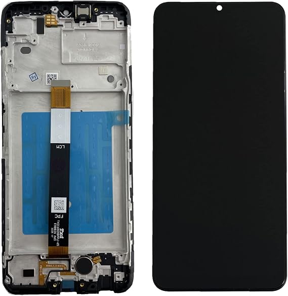 for Samsung Galaxy A03s A037U SM-A037U A037U A037U1 6.5" LCD Display Touch Screen Digitizer Assembly with Frame Replacement