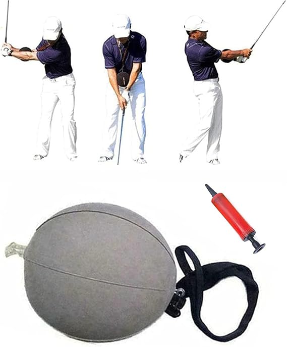 Golf Swing Training Aid Portable Inflatable Tour Striker Smart Ball Posture Correction Beginner Golf Swing Training Assistance (Color : B)