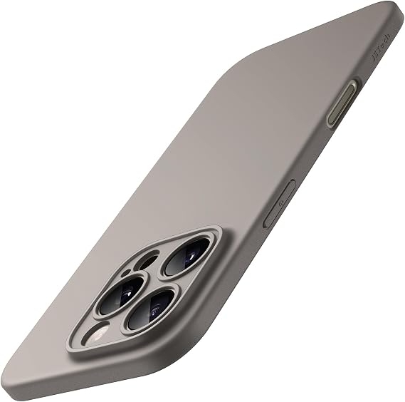 JETech Thin Case for iPhone 16 Pro Max Titanium Natural
