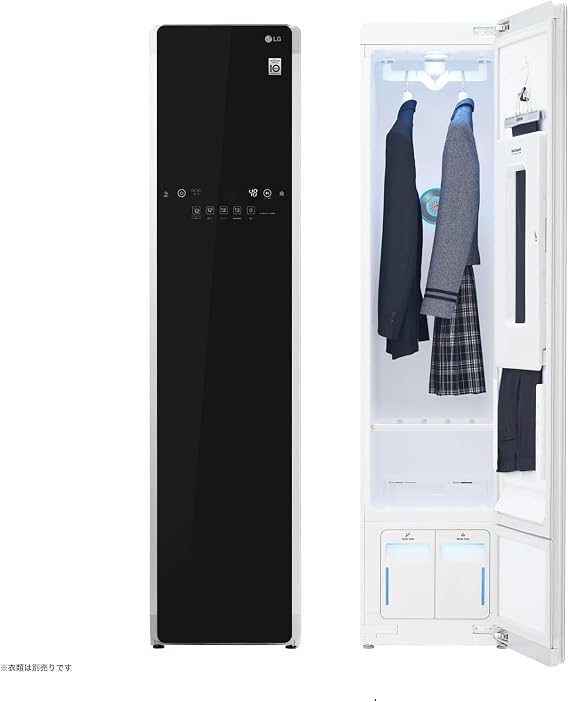 LG Styler S3BF Garment Care, Pollen, Viruses, Dust Mites, Odor Removal, Steam Garment Care, Wrinkle Removal, Black, Suit, Coat, Wool, Knit, Wrinkle Removal, Blanket Disinfecting