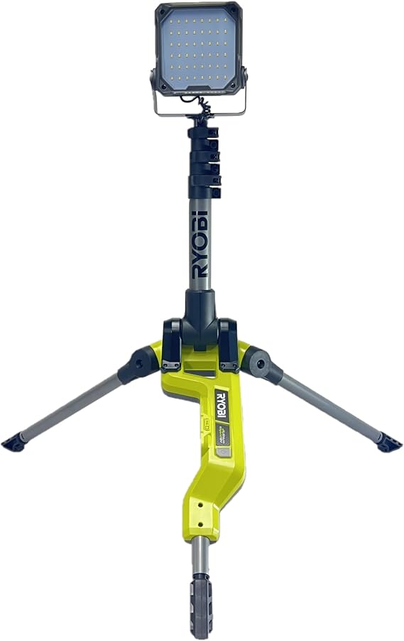 ONEAND 18V Cordless Hybrid LED Tripod Stand Light Tool ONLY | Battery and Charger Sold Separately