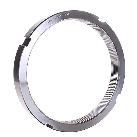 FAG Bearings KML38 Left Hand Locknut, Standard, Metric, 190mm ID, 220mm OD, 16mm Width, 3mm Pitch