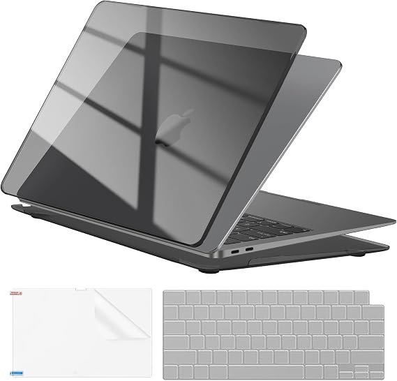 EooCoo for MacBook Air 13.3 inch Case with Keyboard and Screen Protector