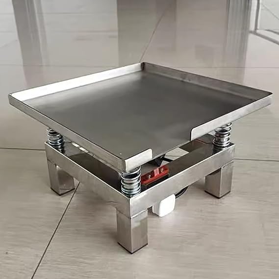 Concrete Vibrating Table, Stainless Steel Mini Vibration Table - Vibration Test Bench for Test Block Shaker, Vibration Platform