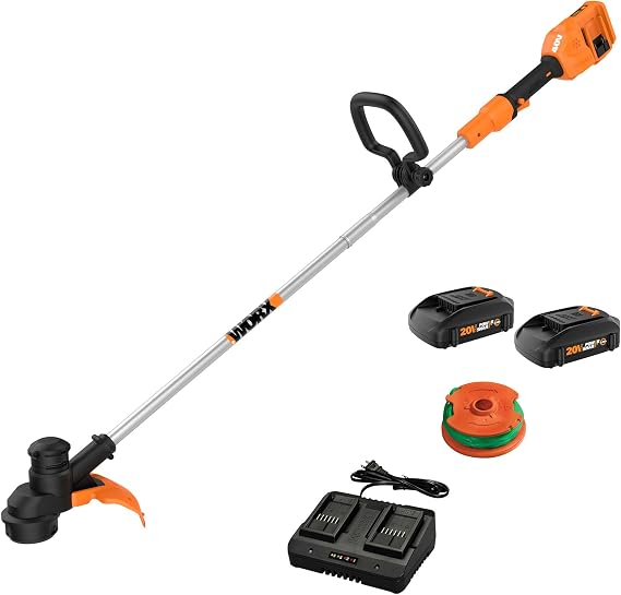 Worx Cordless String Trimmer, 40V 13" Electric Weed Wacker, WG183