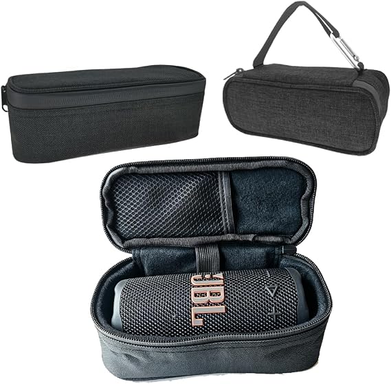 Travel and Storage Carrying Case Bag for JBL Grip Bluetooth Speaker(Also fit for Anker Soundcore1/2/3 Speaker,Black)