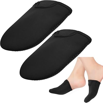 Cosmos 2 Pcs Neoprene Toe Warmers Sleeve Ice Bath Toe Cover Thermal Foot Toe Cap Socks Ice Bath Accessories Reusable Cycling Foot Covers for Winter Outdoor Sports Cycling Skiing Hiking