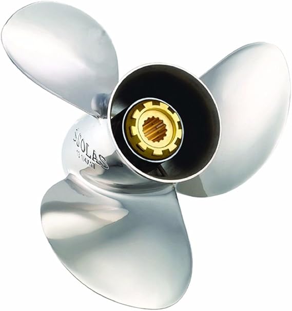 New Saturn Solas 3331-116-11 Saturn Stainless Steel 3-Blade Propeller - RH, 11-5/8" Diameter x 11" Pitch